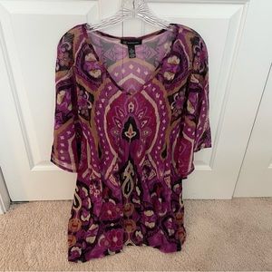 Magenta Butterfly Top